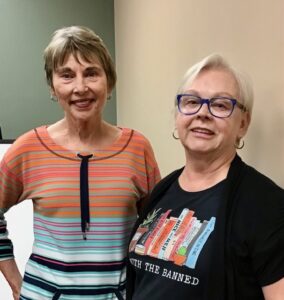 Photo of Bonnie Smith and Jane Close, 2023 Co-Vise Presidents for Membership